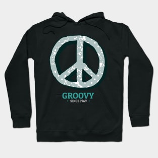 'Hippie Peace Sign Groovy Since 1969' Hippie Peace Gift Hoodie